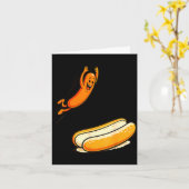Carte Plongeon haut du hotdog (Fleur jaune)