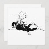 Carte Plongeur (Devant / Derrière)