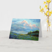 Carte Pluie du soir (Fleur jaune)