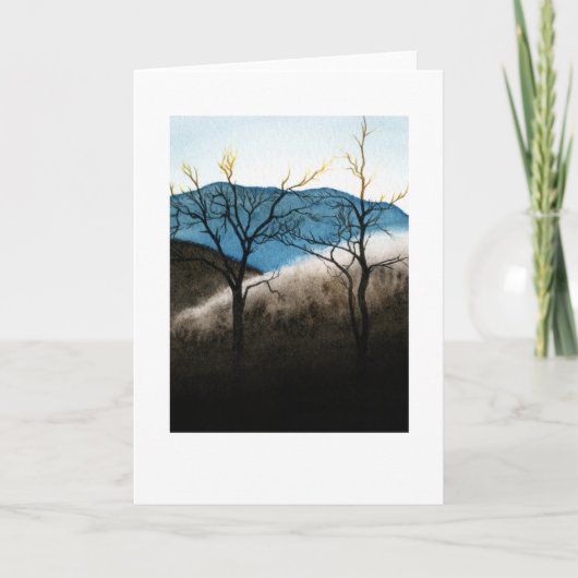 Carte Pluie gelée de crête bleue (Devant)