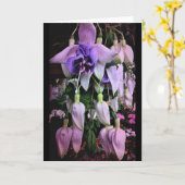 Carte Pluie violette (Fleur jaune)