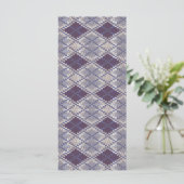 CARTE PLUM ARGYLE TRICOTÉE 4x9 / Verticale (Debout devant)