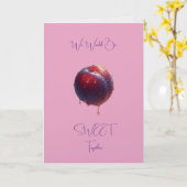 Carte Plum Sweet Saint-Valentin (Fleur jaune)