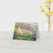 Carte Plum Trees en fleurs à Vetheuil Claude Monet (Fleur jaune)
