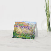 Carte Plum Trees en fleurs à Vetheuil Claude Monet (Dos)