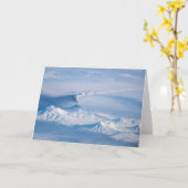 Carte Plume Émanant Du Volcan Kliuchevskoi. (Fleur jaune)