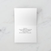 Carte Plumerias en blanc et rose (Intérieur)