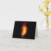 Carte Plumes de paquetage de feu (Fleur jaune)