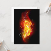Carte Plumes de paquetage de feu (Devant/Arrière en situation)
