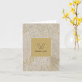 Carte Plumes d'or (Fleur jaune)