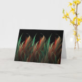 Carte Plumes et flammes (Fleur jaune)
