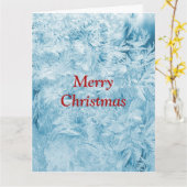 Carte Plumes et flocons de neige abstraits (Fleur jaune)