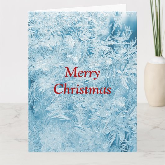 Carte Plumes et flocons de neige abstraits (Devant)