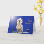 Carte Plumes rouillées (Fleur jaune)