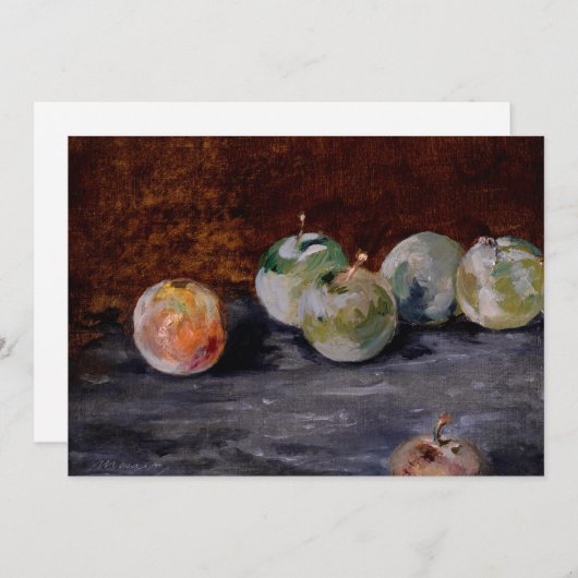 Carte Plums | Édouard Manet (Devant / Derrière)