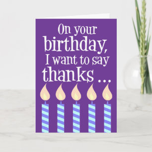 Carte Plus âgé que moi drôle Joyeux anniversaire
