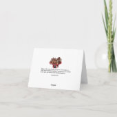 Carte Plus amusant qu'un baril de singes Anniversaire (Dos)