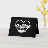 CARTE PLUS DE CAFÉ S'IL VOUS PLAÎT (Fleur jaune)