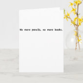 Carte Plus de crayons (Fleur jaune)