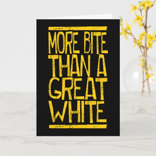 Carte plus de morsure (Fleur jaune)