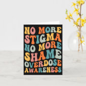 Carte Plus De Stigmatisation Plus De Toxicomanie Surdose (Fleur jaune)