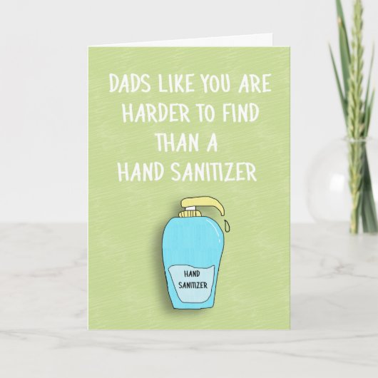 Carte Plus difficile de trouver que main Sanitizer papa, (Devant)