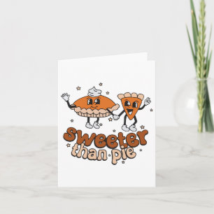 Carte Plus doux que la tarte par automne automne automne