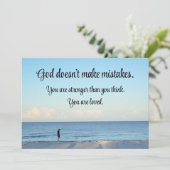 Carte Plus fort que vous ne pensez (Debout devant)