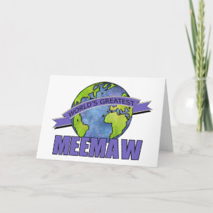 Carte Plus grand MeeMaw du monde
