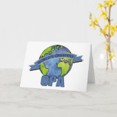 Carte Plus grand Opa du monde (Fleur jaune)