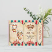 Carte Plus Grand Spectacle Sur Terre Cirque Anniversaire (Debout devant)