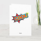 Carte Plus grand Superhero incroyable comique Anniversai (Dos)