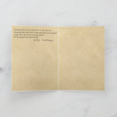 Carte "Plus immortelles citation de sympathie (Intérieur)