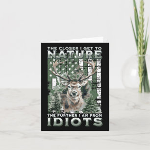 Carte Plus Je Me Rapproche De La Nature Chasse Randonnée