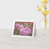 CARTE "PLUS JEUNE QUE LE SPRINGTIME" ANNIVERSAIRE D'AZAL (Fleur jaune)