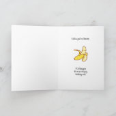 Carte Plus On A De Meilleur Anniversaire De Banana Drôle (Intérieur)