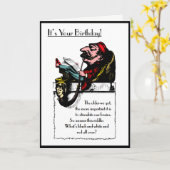 Carte Plus on vieillit... (Fleur jaune)