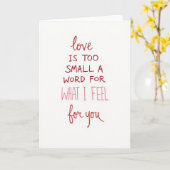 Carte Plus que de l'amour pour toi (Fleur jaune)