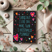 Carte Plus que je n'avais prévu Citation Valentin Mignon