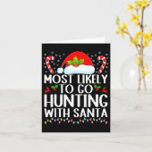 Carte Plus susceptible d'aller à la chasse avec Santa Hu (Fleur jaune)