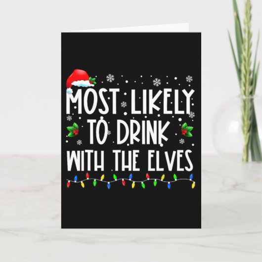 Carte Plus susceptible de boire avec les elfes Boisson e (Devant)