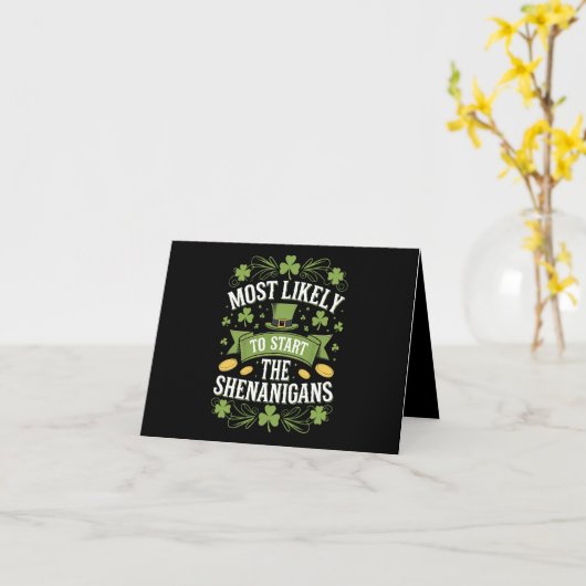 Carte Plus susceptible de commencer la farce de la Saint (Fleur jaune)