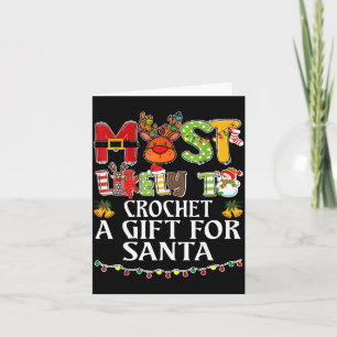 Carte Plus susceptible de crocheter un cadeau pour la fa