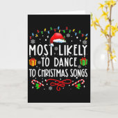 Carte Plus susceptible de danser sur des chansons de Noë (Fleur jaune)