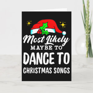 Carte Plus susceptible de danser sur des chansons de Noë