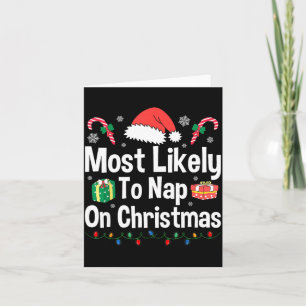 Carte Plus susceptible de faire la sieste lors d'un Noël