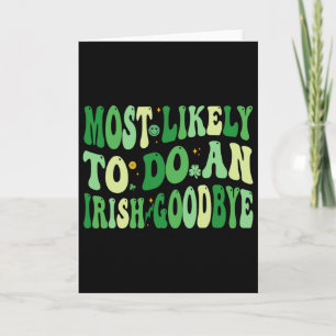Carte Plus susceptible de faire un au revoir irlandais 8