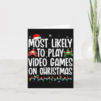 Carte Plus susceptible de jouer aux jeux vidéo à Noël