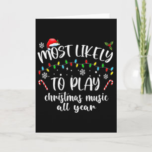 Carte Plus susceptible de jouer de la musique de Noël to