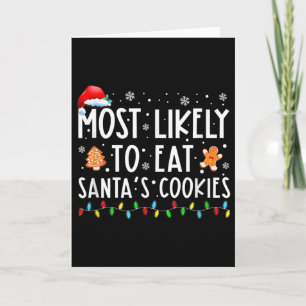 Carte Plus susceptible de manger les cookies de Santa Fa